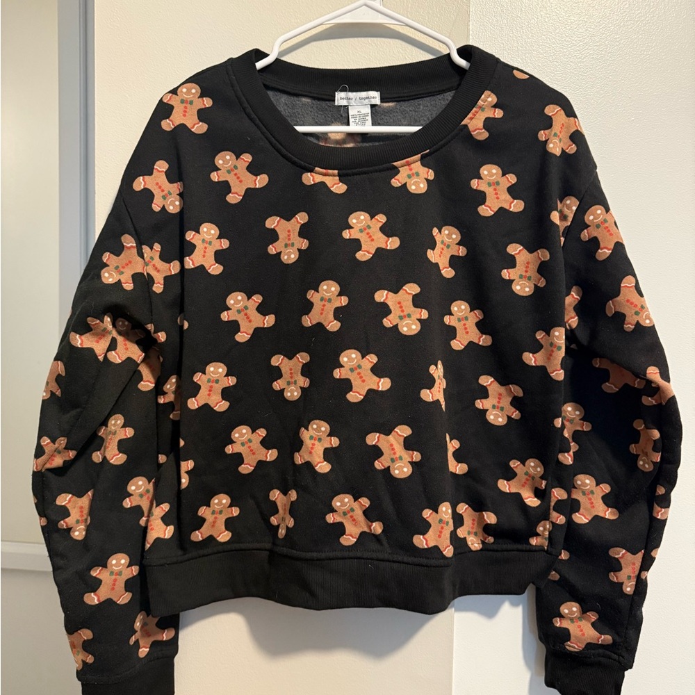 Together Black Gingerbread Sweatshirt